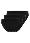 Ammann Slip 3er Pack Cotton & More (Ohne Eingriff) Schwarz