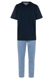 Pyjama Single Jersey (Set, 2 tlg) Schlafanzug lang - kurzarm - Baumwolle -