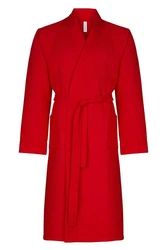 Taubert Bademantel Spa Thalasso Herren Kimono-Stil Weiß/Creme