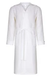Taubert Bademantel Spa Thalasso Herren Kimono-Stil Weiß/Creme