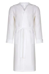 Bademantel Spa Thalasso, Baumwolle, zwei Taschen, Bindegrtel, mit Bindegrtel, Herren Kimono-Stil, 120cm, Baumwolle Pique