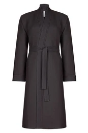 Bademantel Spa Thalasso, Baumwolle, zwei Taschen, Bindegrtel, mit Bindegrtel, Herren Kimono-Stil, 120cm, Baumwolle Pique