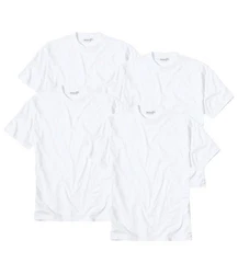 GTZBURG Unterziehshirt R-Neck T-Shirt Weiß