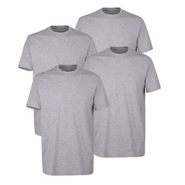 GTZBURG Unterziehshirt R-Neck T-Shirt (4-St) ohne Seitennaht