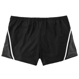 Badehose Groe Gren Herren Kasten-Badehose Moritz schwarz-grau