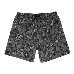 Badeshorts bergren Badeshorts Jim schwarz-wei Inka Print