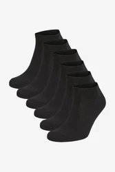 Next Flinge Sneakersocken (6-Paar) Schwarz