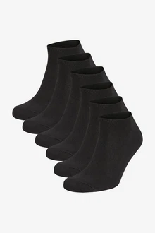 Next Flinge Sneakersocken (6-Paar) Schwarz