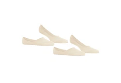 Burlington Flinge Damen Everyday IN Anti-Slip (2er Pack) Beige/Weiß/Khaki