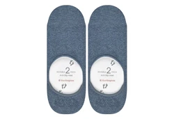 Burlington Flinge Damen Everyday IN Anti-Slip (2er Pack) Hellblau/Blau/Grau