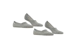 Burlington Flinge Damen Everyday IN Anti-Slip (2er Pack) Grau/Hellgrau
