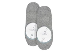 Burlington Flinge Damen Everyday IN Anti-Slip (2er Pack) Grau/Hellgrau