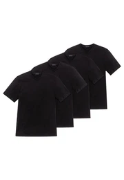 Unterhemd 4er Pack American (Spar-Set, 4-St) Unterhemd / Shirt Kurzarm - Baumwolle -