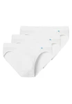 Schiesser Slip 3er Pack Long Life Cotton Rio Slip Weiß/Creme