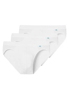 Schiesser Slip 3er Pack Long Life Cotton Rio Slip Weiß/Creme