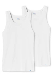 Schiesser Unterhemd 2er Pack Long Life Cotton 