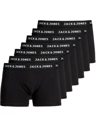 Jack & Jones Unterhemd Sense Trunks 3-Pack 3612 Schwarz (6767)