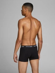Jack & Jones Unterhemd Sense Trunks 3-Pack 3612 Schwarz (6767)
