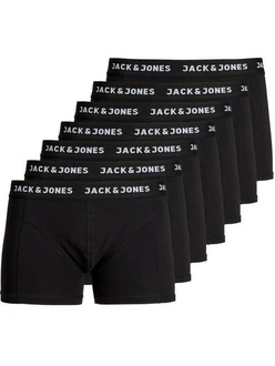 Jack & Jones Unterhemd Sense Trunks 3-Pack 3612 Schwarz (6767)