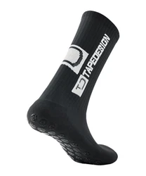 Tapedesign Sportsocken Gripsocks Dunkelgrau/Grau/Rot/Hellgrau