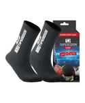 Tapedesign Sportsocken Gripsocks Dunkelgrau/Grau/Rot/Hellgrau