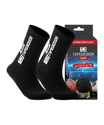 Tapedesign Sportsocken Gripsocks schwarz