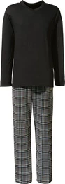 Erwin Mller Pyjama Herren-Schlafanzug Single-Jersey Karo
