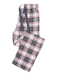 Phil & Co. Schlafanzug FLANELL Pyjamahose Schlafanzughose, warme Pyjama Schlafanzug