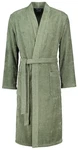 Caw Herrenbademantel Kimono Kragen Dunkelgrün/Hellgrün/Grün