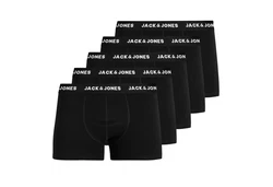 JACK & JONES Boxershorts 'Lee' Schwarz/Dunkelgrün/Grau