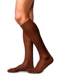FALKE Kniestrümpfe No. 10 Pure Fil d'Écosse 