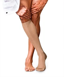 FALKE Kniestrümpfe No. 10 Pure Fil d'Écosse 