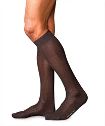 FALKE Kniestrümpfe No. 10 Pure Fil d'Écosse 