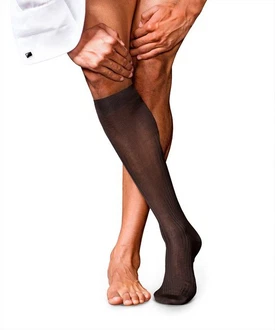 FALKE Kniestrümpfe No. 10 Pure Fil d'Écosse FALKE Kniestrümpfe No. 10 Pure Fil d'Écosse