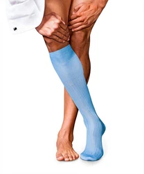 FALKE Kniestrümpfe No. 10 Pure Fil d'Écosse 