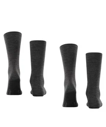 Esprit Socken Basic Wool Dunkelgrau/Schwarz/Grau