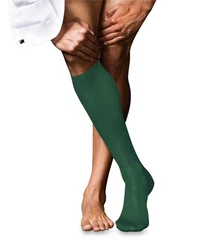 FALKE Kniestrümpfe No. 9 Pure Fil d'Écosse 