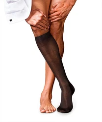 FALKE Kniestrümpfe No. 9 Pure Fil d'Écosse 