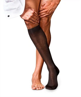FALKE Kniestrümpfe No. 9 Pure Fil d'Écosse FALKE Kniestrümpfe No. 9 Pure Fil d'Écosse