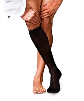 FALKE Kniestrümpfe No. 9 Pure Fil d'Écosse