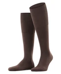 FALKE Kniestrümpfe Airport Plus (1-Paar) Dunkelbraun/Khaki