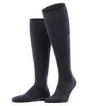 FALKE Kniestrümpfe Airport Plus (1-Paar) Schwarz/Dunkelblau/Blau