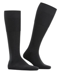 FALKE Kniestrümpfe Airport Plus (1-Paar) Schwarz