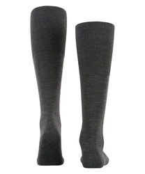 FALKE Kniestrümpfe Airport Plus (1-Paar) Dunkelgrau/Schwarz/Grau