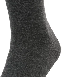 FALKE Kniestrümpfe Airport Plus (1-Paar) Dunkelgrau/Schwarz/Grau