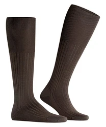 FALKE Kniestrümpfe Bristol Pure Dunkelbraun/Schwarz/Khaki/Dunkelgrün