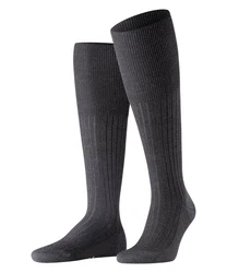 FALKE Kniestrümpfe Bristol Pure Dunkelgrau/Schwarz/Grau/Dunkelblau