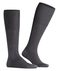 FALKE Kniestrümpfe Bristol Pure Dunkelgrau/Schwarz/Grau/Dunkelblau