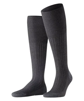 FALKE Kniestrümpfe Bristol Pure Dunkelgrau/Schwarz/Grau/Dunkelblau
