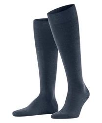 FALKE Kniestrümpfe Airport Dunkelblau/Blau